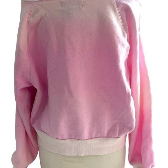 Victoria’s Secret On Point Off Shoulder Pink Purple Ombre Tye Dye Sweater Size L - Picture 3 of 12